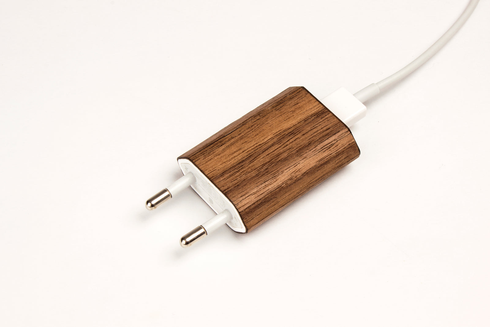 Iphone charger real wood skin cover case for Iphone 5 6 7 8 plus X 4