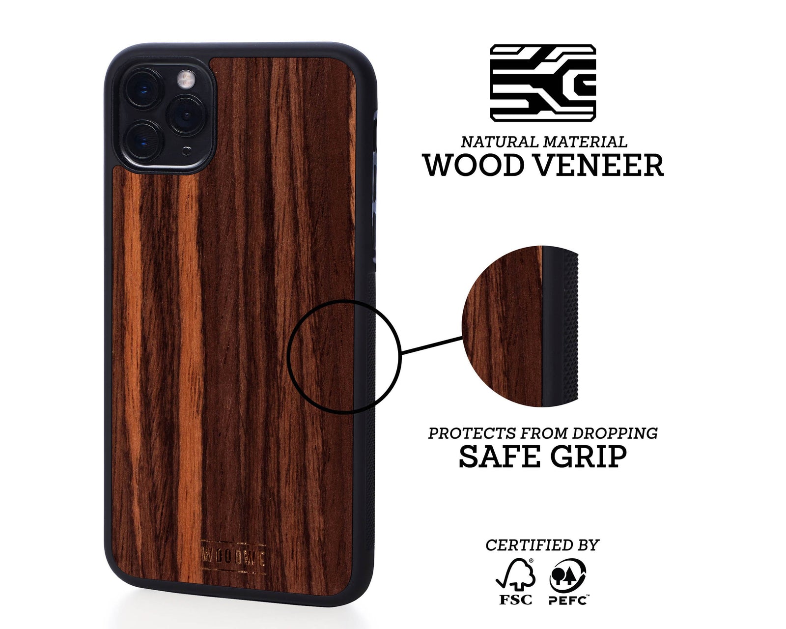 iphone case cover wood protection protective ebony