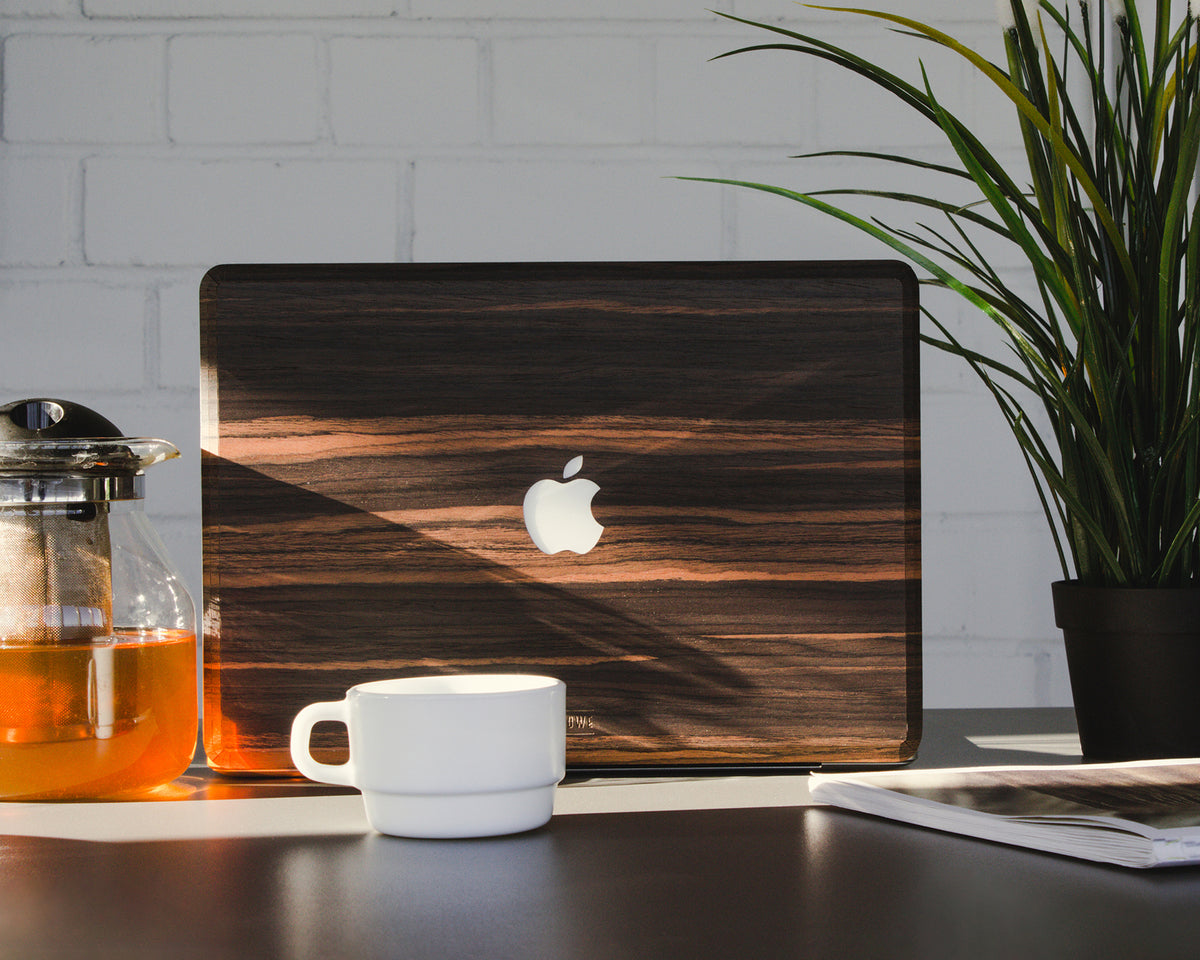 MacBook Skin - Made of Real Wood - Ebony