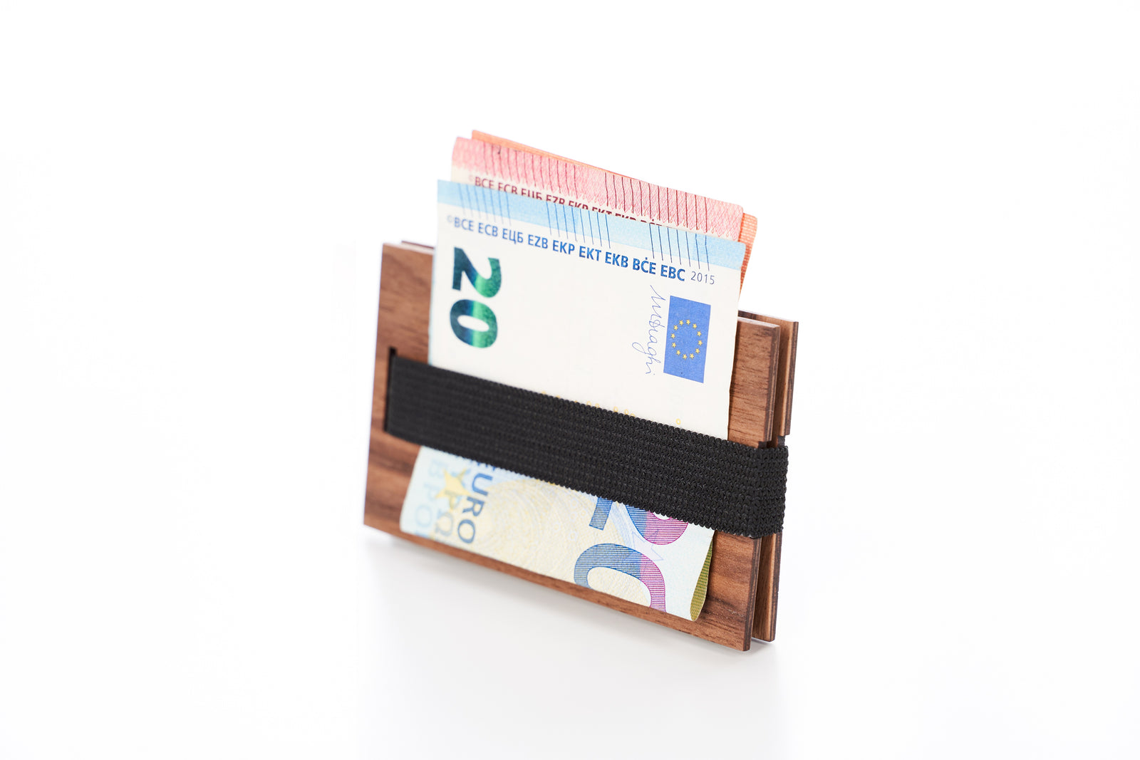 Wallet Holder - Walnut Wood