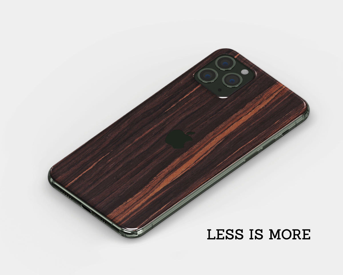 IPhone Skin - Ebony Wood