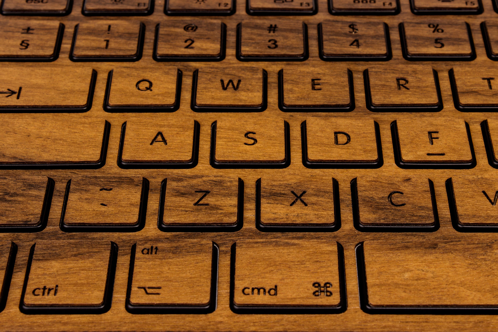 Macbook Wood Keyboard Skin - Imbuia