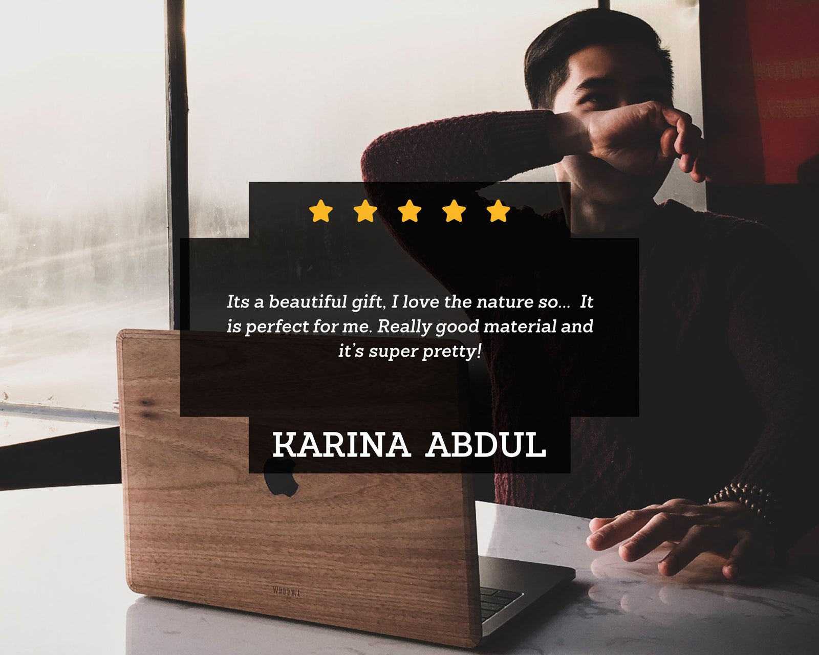 IPhone Case - World Map - Walnut Wood