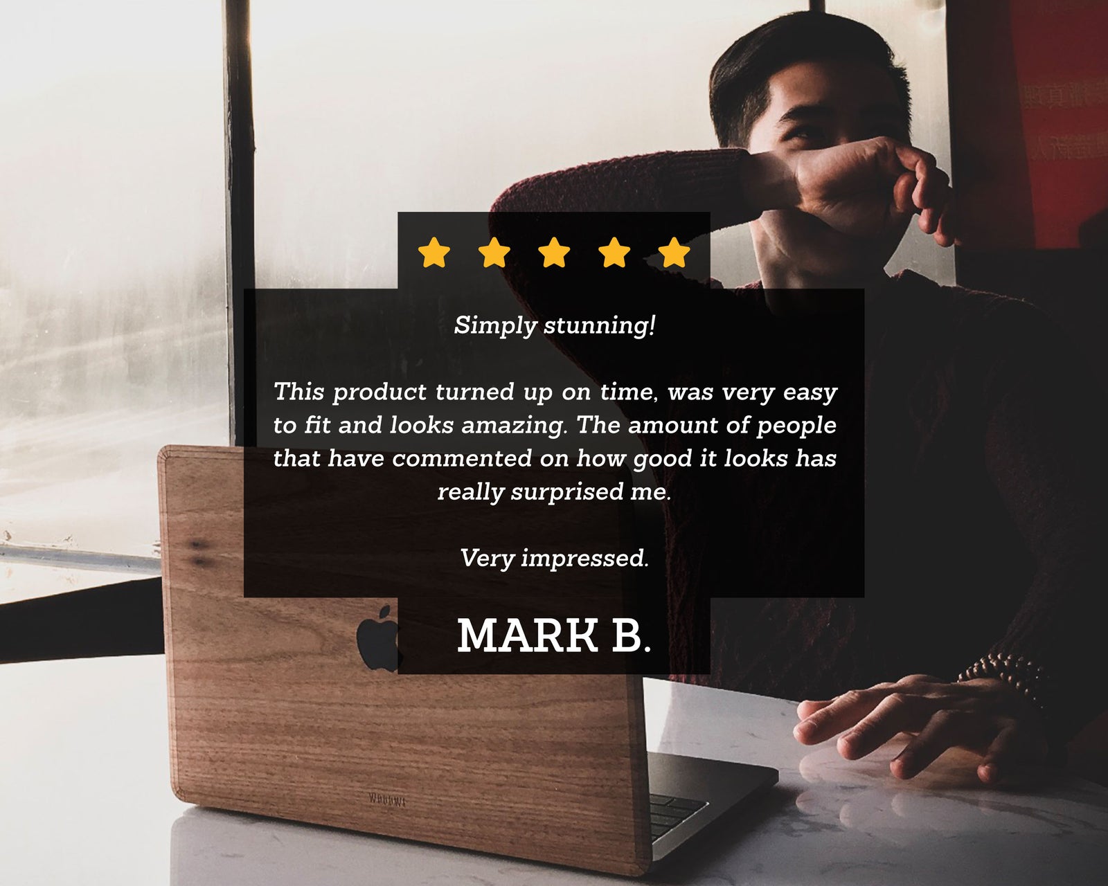 Sun - Macbook Wood Skin