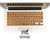 Macbook Wood Keyboard Skin - Light Teak