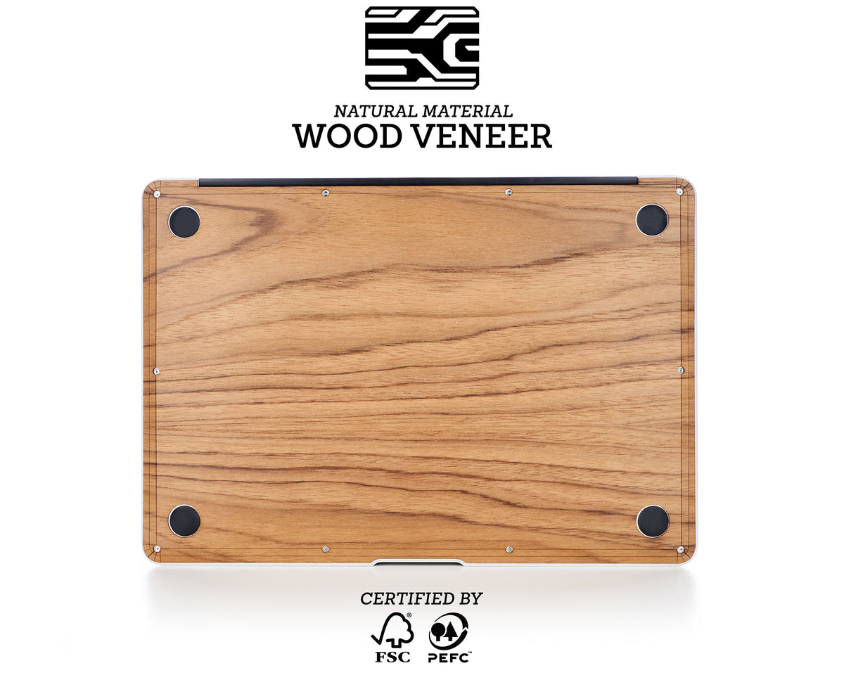 Teak Leaf – Story of Drought - Macbook Wood Skin