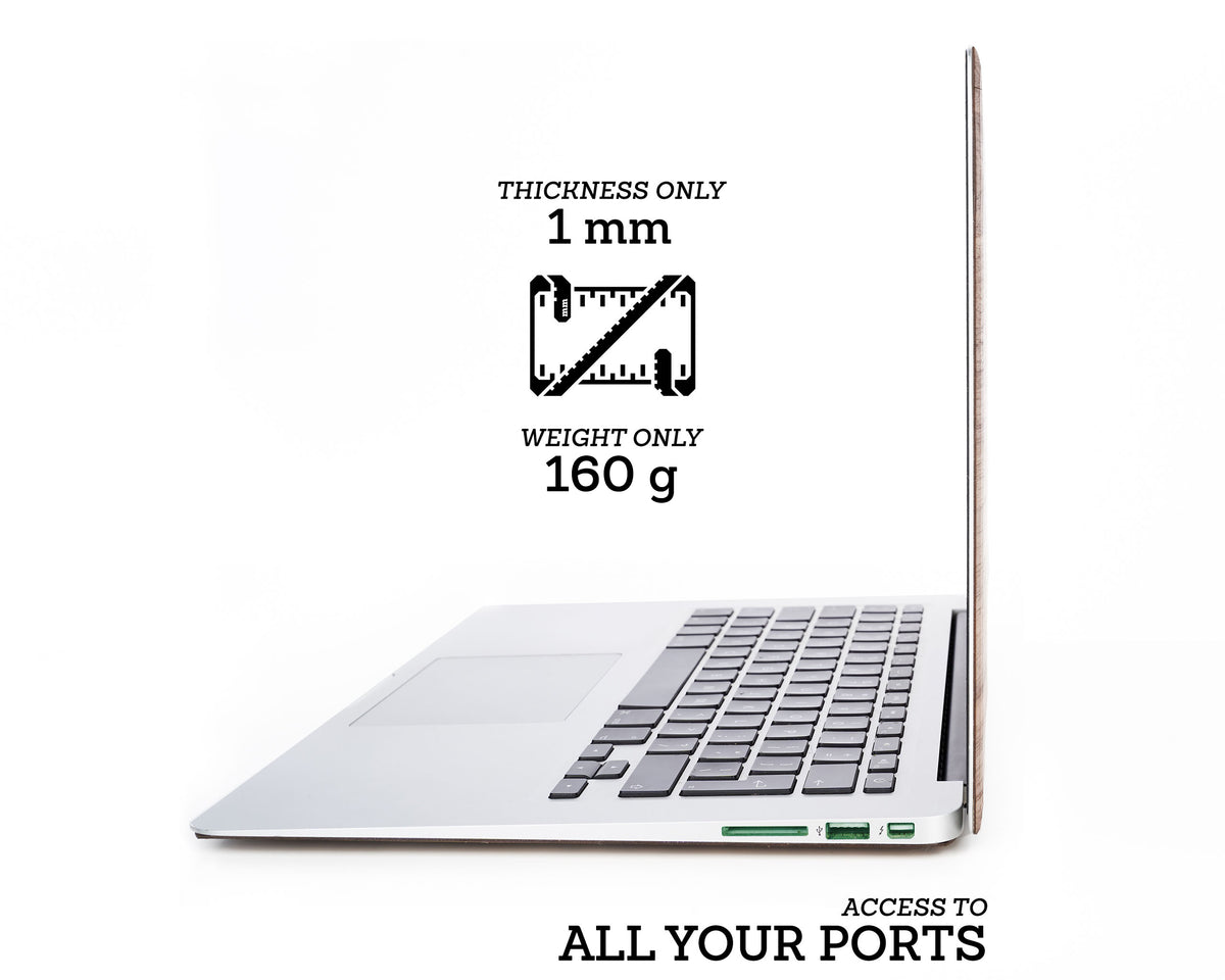 Wild Paw - Minimal - Macbook Wood Skin